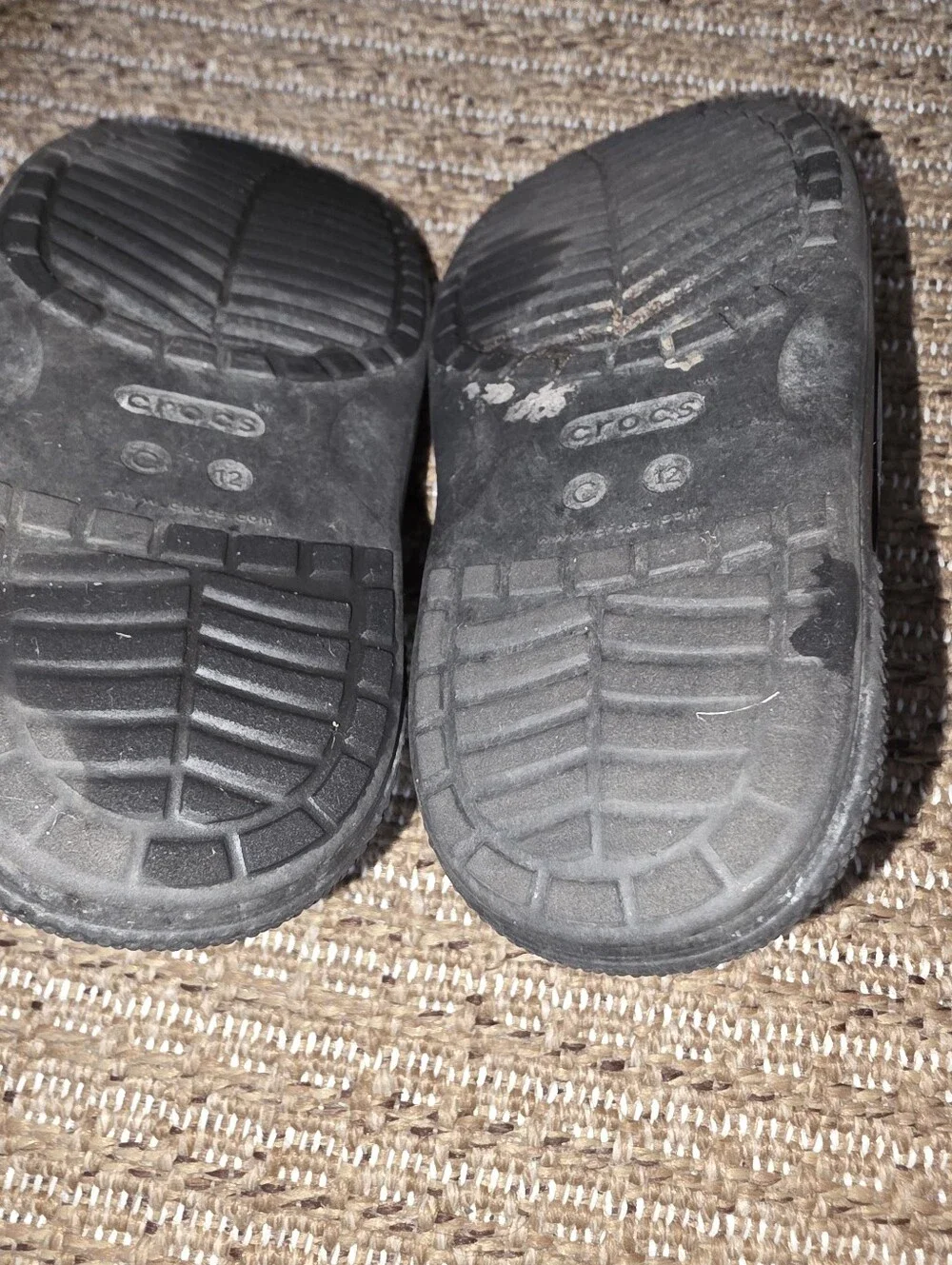 Kids Black Unisex Strap Slide Crocs